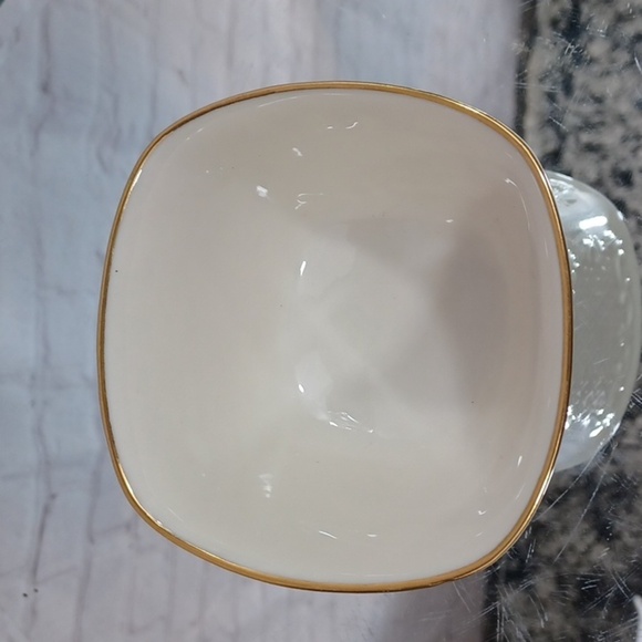 Lenox  Vintage 24 Kt Made in USA Standing Collectable  Bowl - Picture 5 of 8